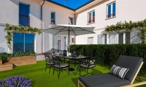 Villetta contigua termoautonoma con autorimessa e giardino a Massino Visconti